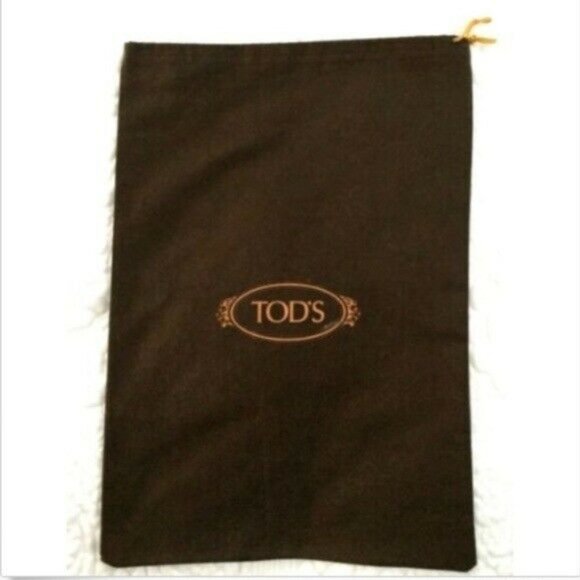 TOD'S Drawstring DustBag Brown 14.5" x 10" - Picture 1 of 4